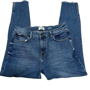 Kensie Blue Straight Leg Jeans Timeless Comfort